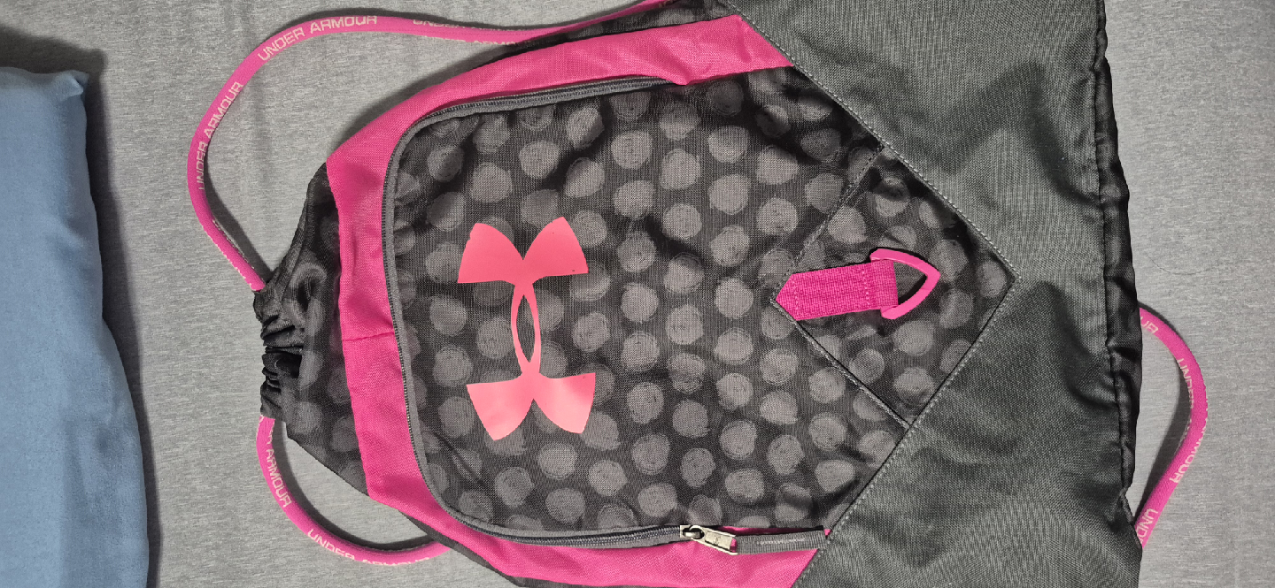 Under Armour Sackpack - Gray & Pink