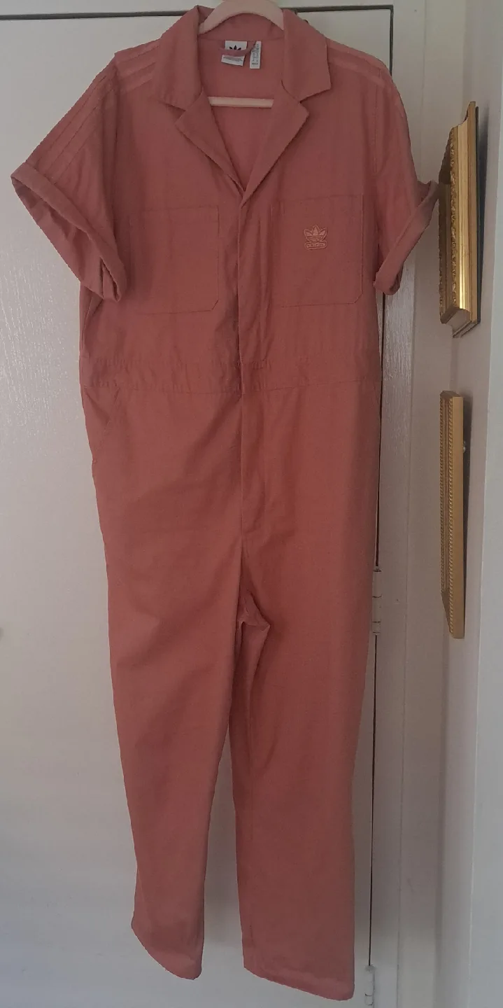 Adidas Originals Pink Coverall Jumpsuit - Size M