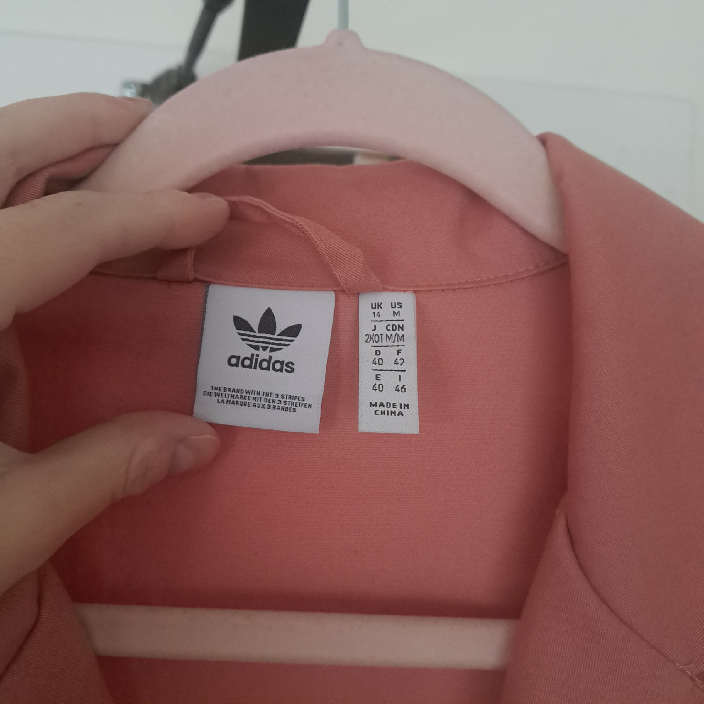 Adidas Originals Pink Coverall Jumpsuit - Size M - photo 4