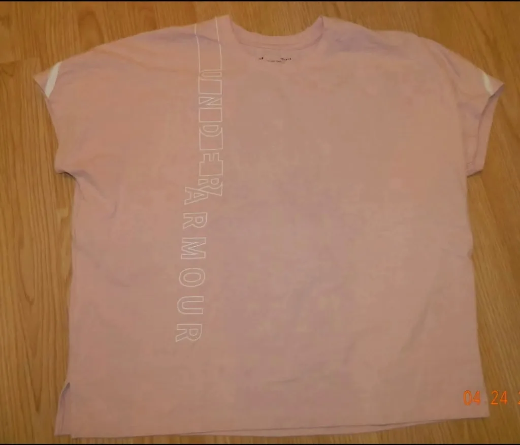 womens Under Armour Pink T-Shirt thumbnail