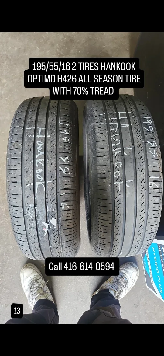 Hankook Optimo H426 All Season Tires - 195/55/16 (Pair) thumbnail
