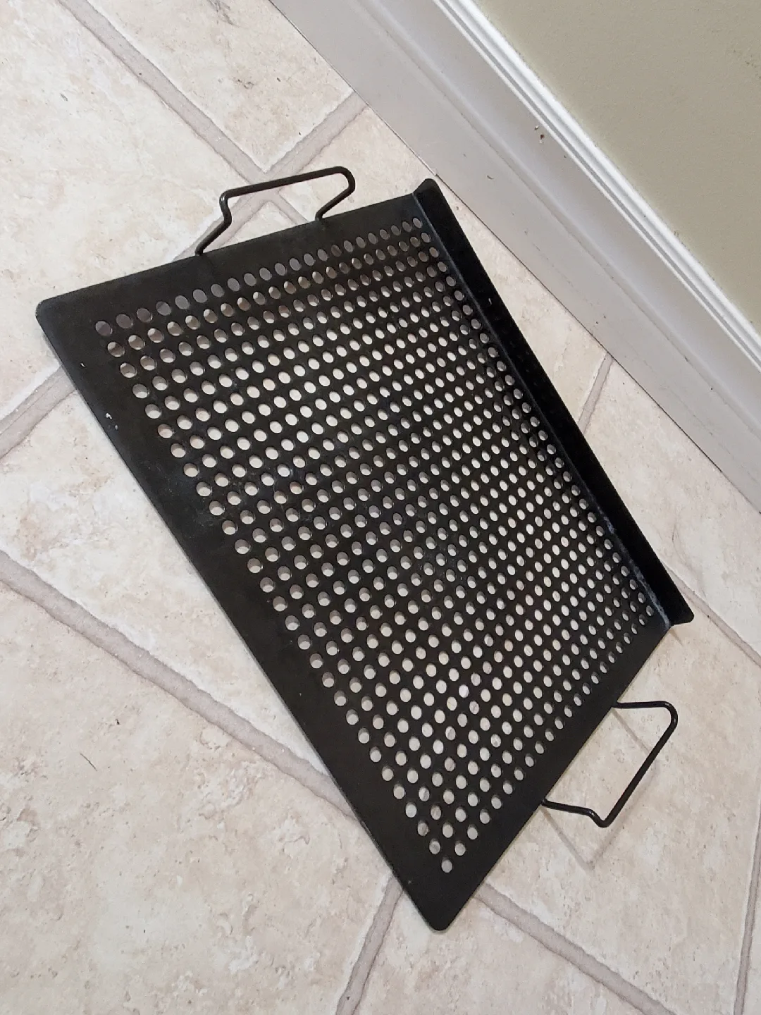 Black Grill Basket for barbecue🥕 thumbnail