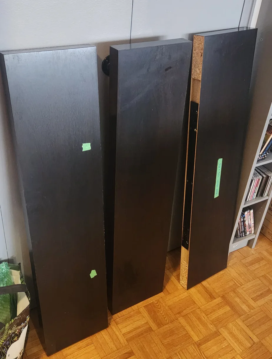 IKEA Lack Wall Shelf - Black-Brown image indicator(3)