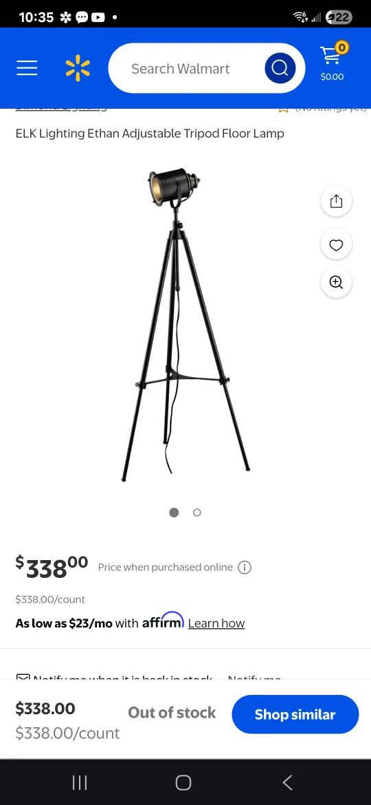 Tripod Floor Lamp adjustable image indicator(3)