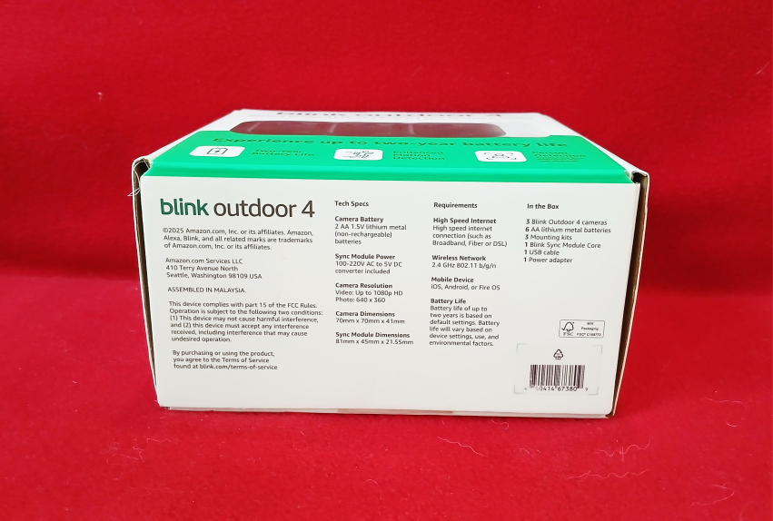 Blink Outdoor 4 Camera System [5pk] - NEW! - photo 5