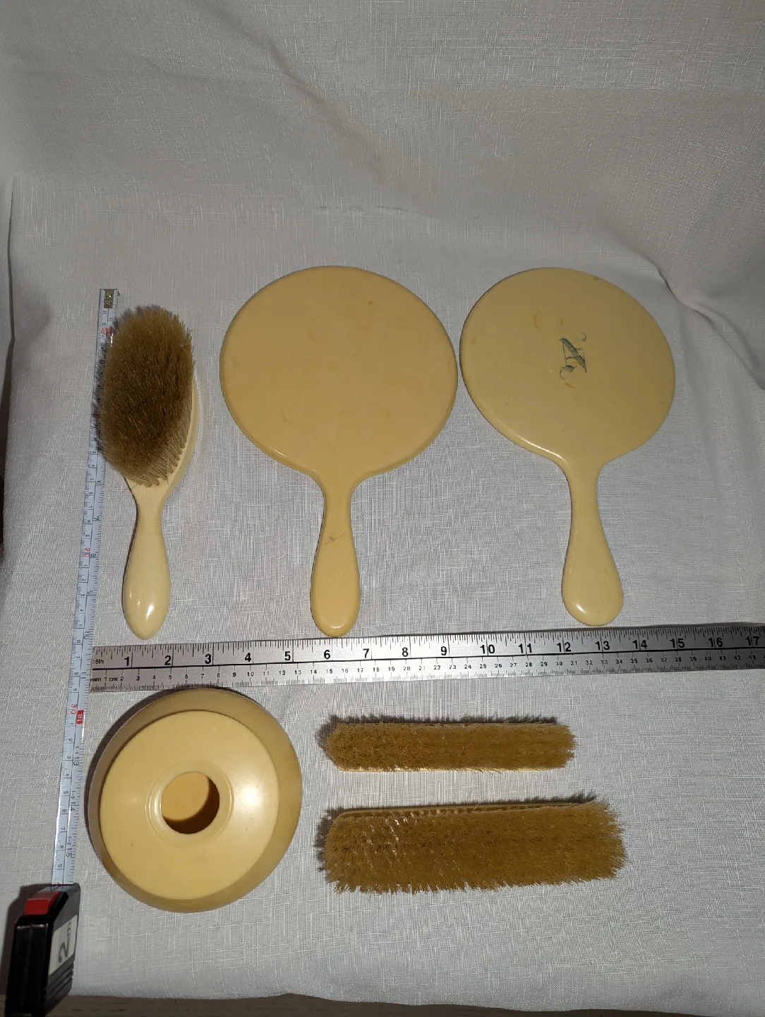 Vintage French ivory - Brushes, Mirrors, and More! 2 Birks thumbnail