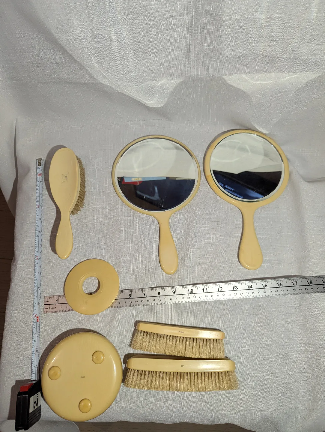 Vintage French ivory - Brushes, Mirrors, and More! 2 Birks image indicator(2)