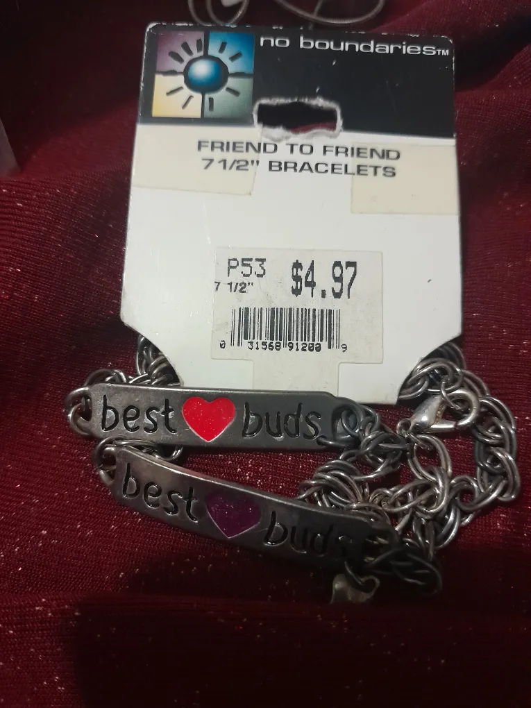 No Boundaries Friend To Friend Bracelets 7 1/2" thumbnail