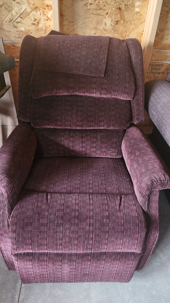 Burgundy Recliner Armchair