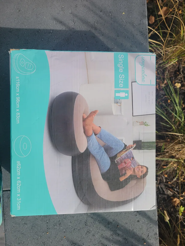 Senyoubao Single Size Inflatable Chair - New in Box! thumbnail