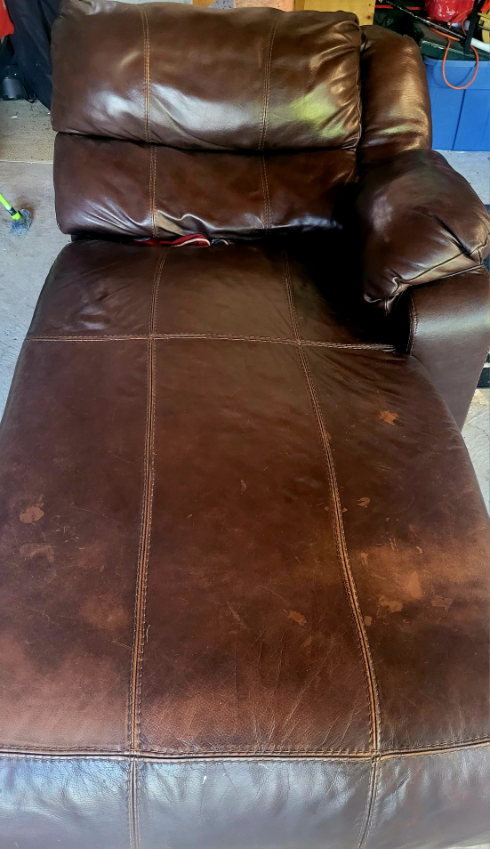 Brown Leather Recliner free free