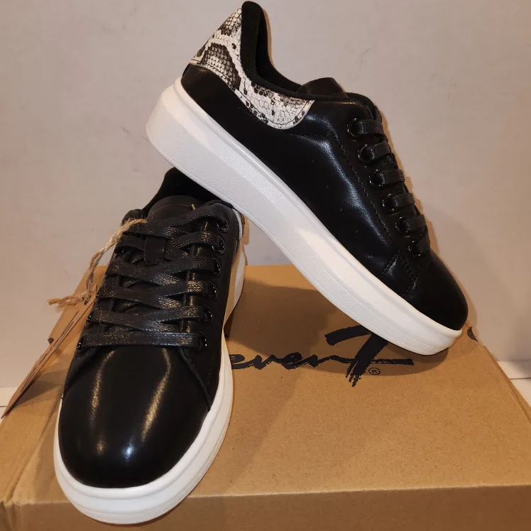 Seven7 Black Sneakers thumbnail