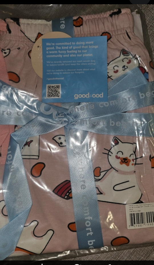 Good oOod Pink Cat Pajama Set - New! - photo 2