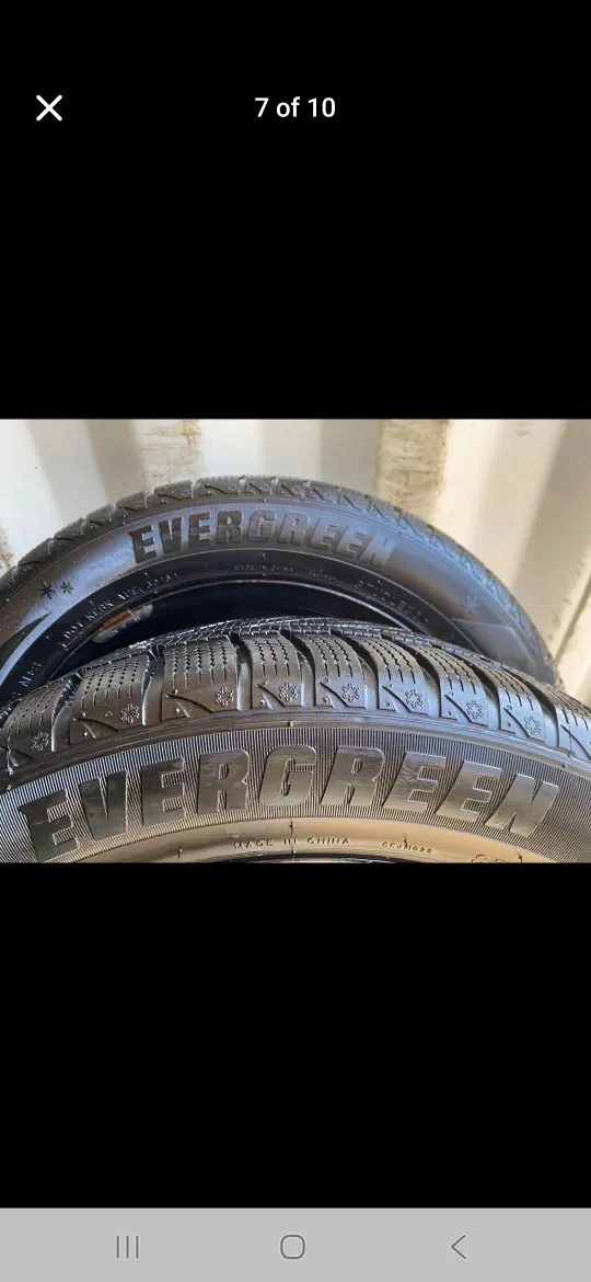 Set of 4 EVERGREEN winter tires rims (215 55 17) image indicator(7)