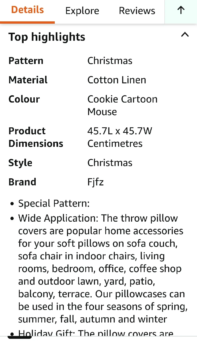 Brand New Christmas Throw Pillow Covers (Set of 4) image indicator(5)