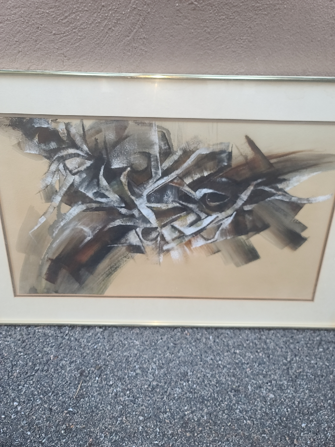 Signed Abstract Art - photo 2