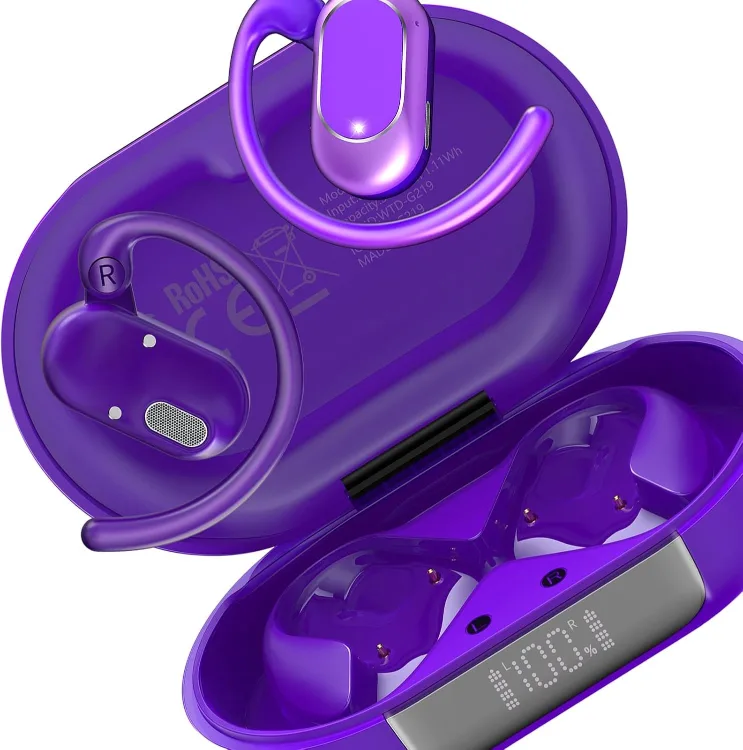AI Language Translator Earbuds - Purple thumbnail