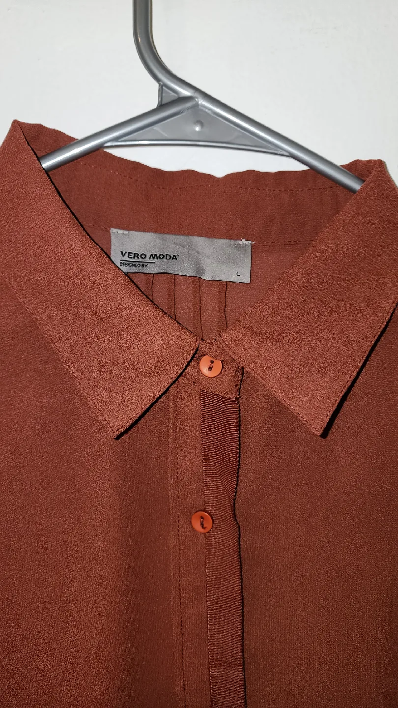 Rust Orange Blouse - Size L image indicator(3)
