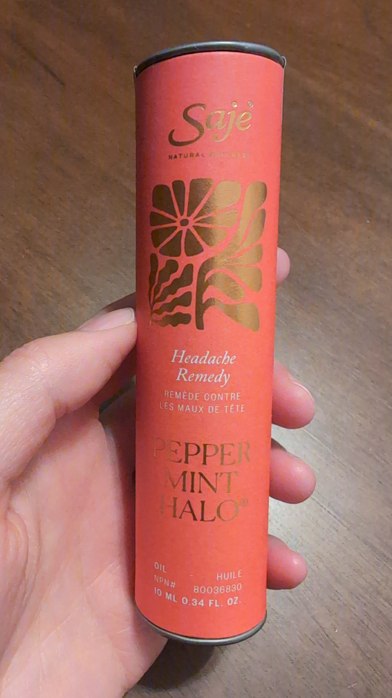 Saje Peppermint Halo Headache Remedy Oil
