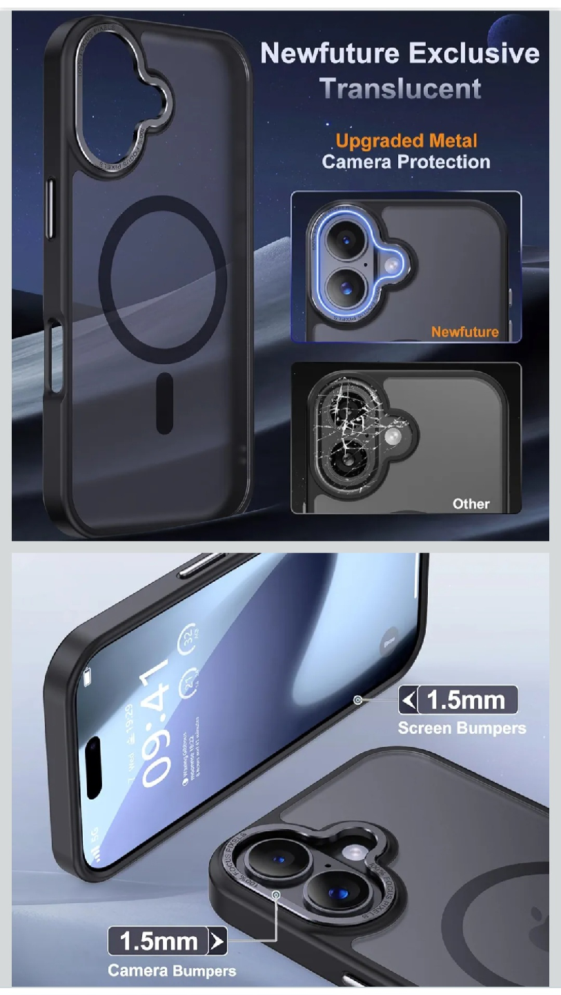 Newfuture iPhone Case with MagSafe - Black - photo 3