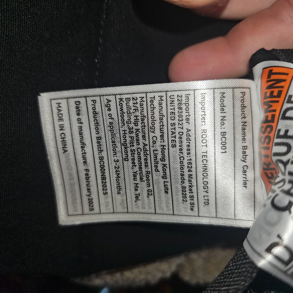 Momcozy Baby Carrier - Black image indicator(3)