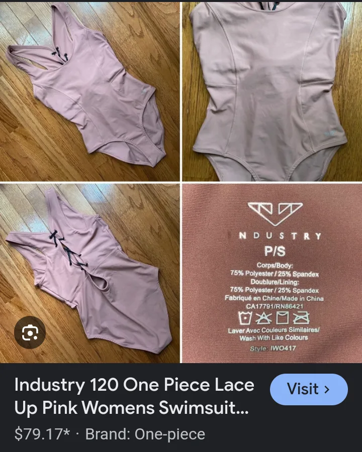 Industry Pink Bodysuit - Size Large image indicator(6)