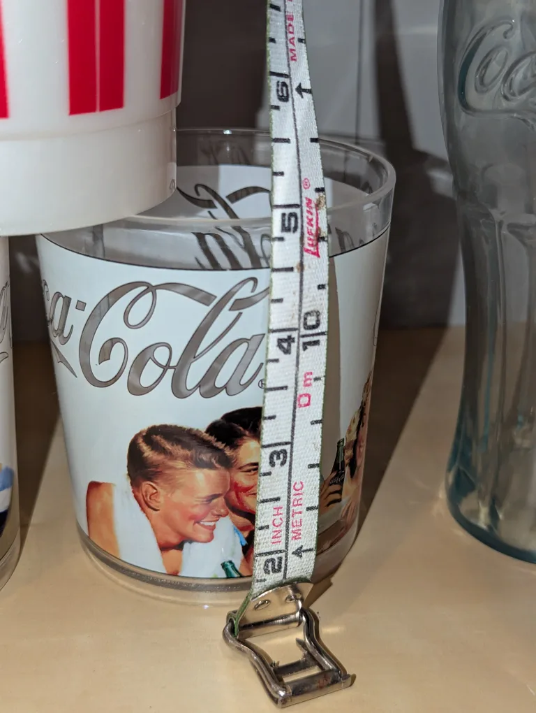 Coca Cola group of plastic Glasses - Set of 10 image indicator(6)