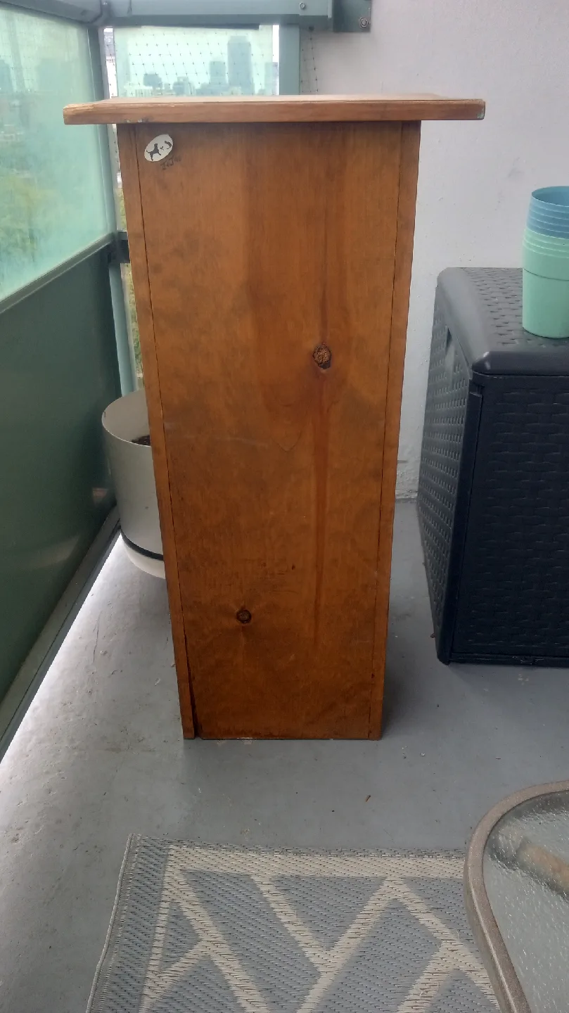 Wooden Cabinet with Mesh Door image indicator(5)