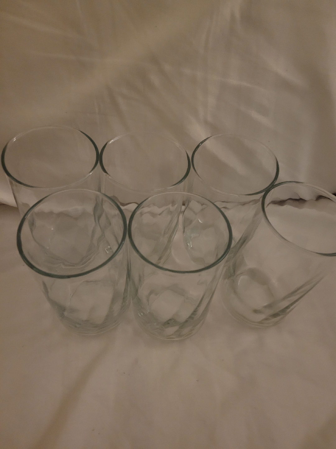 Set of 6 Clear Drinking Glasses - photo 3