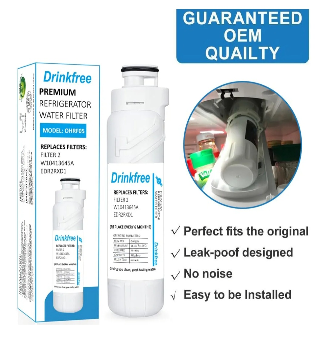 4pcs Drinkfree Premium Refrigerator Water Filter OHRF0 - photo 3