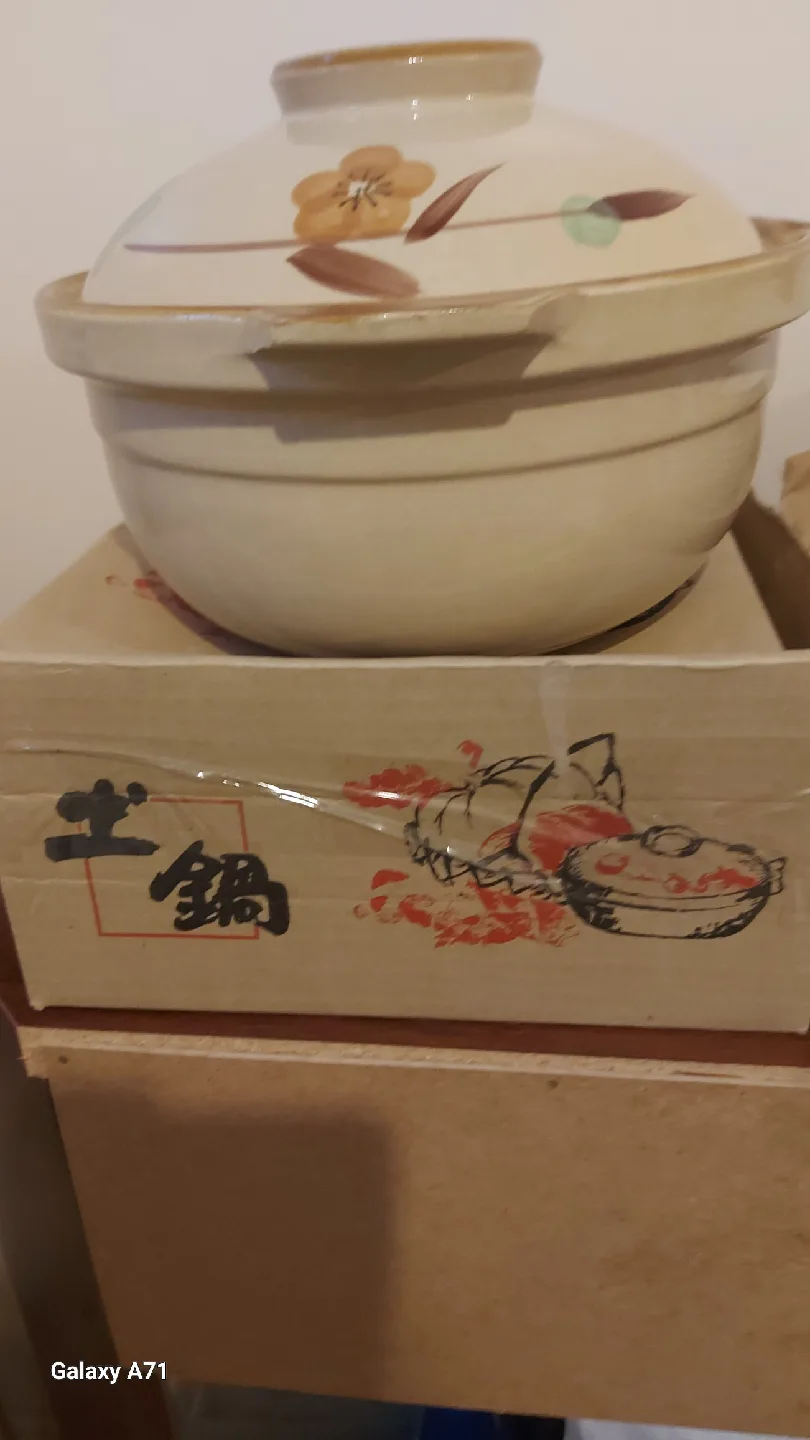 Japanese Donabe Clay Pot with Lid