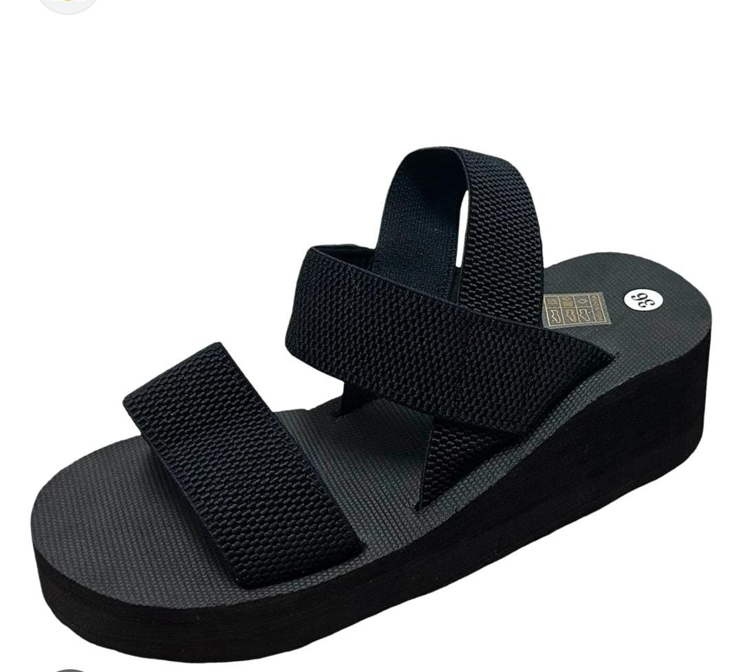 Black Platform Sandals