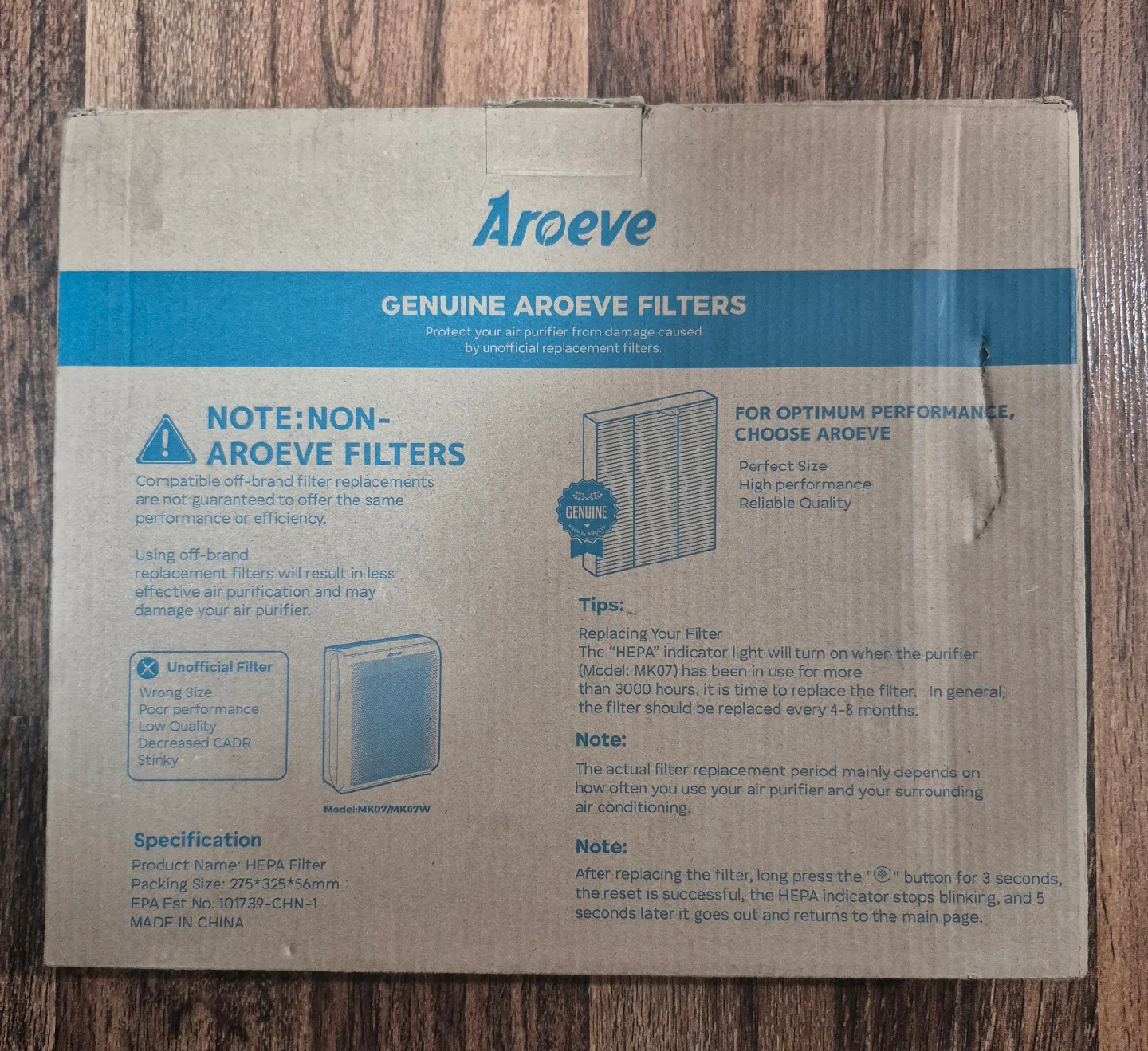 Aroeve H13 True HEPA 4-Stage Filter - NEW image indicator(4)
