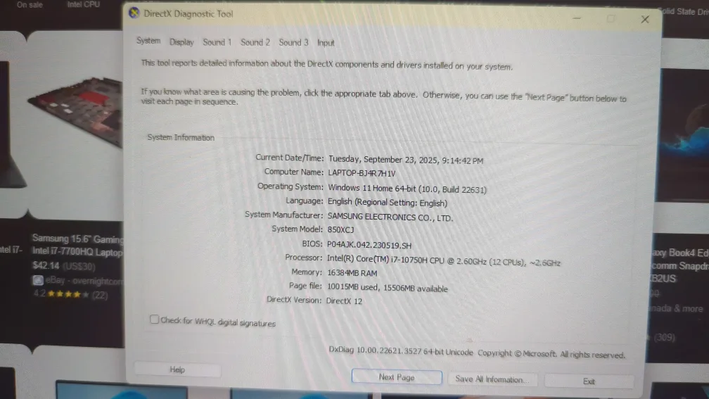 Samsung Odyssey Intel Core i7 (10th gen) - Korean/English image indicator(6)