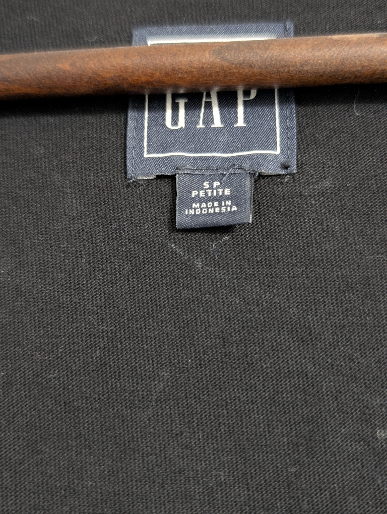 GAP Black Wrap Dress - Petite Small - photo 2
