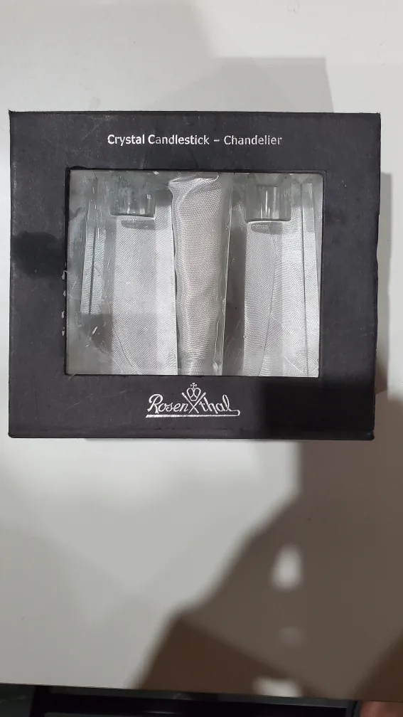 Rosenthal Crystal Candlestick Set of 2 image indicator(3)