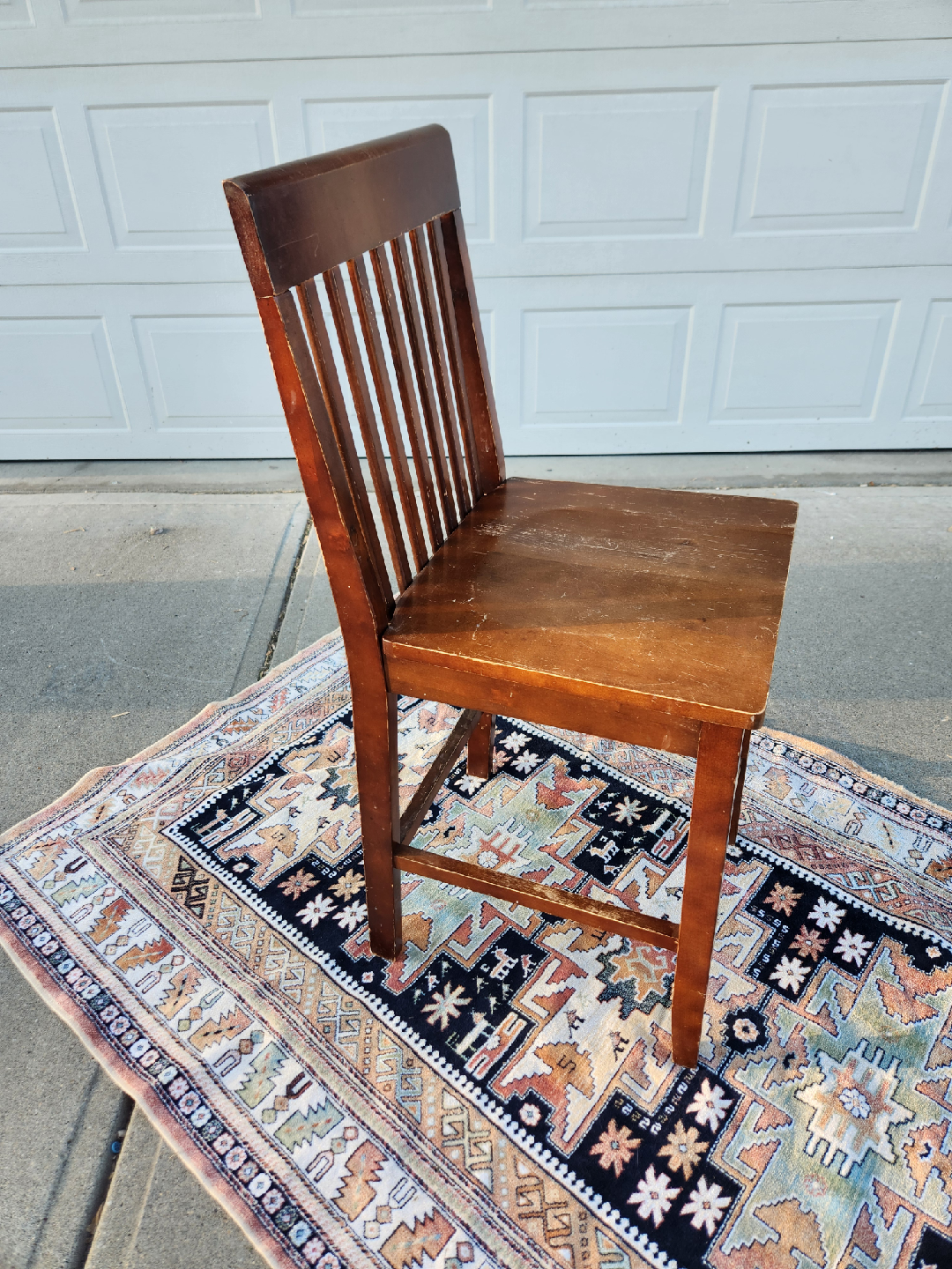 mission style solid wood chair - photo 5