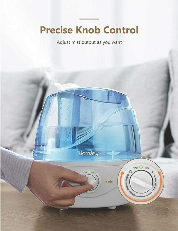 Cool Mist Humidifiers, Quiet Ultrasonic Humidifiers for Bedroom - photo 3