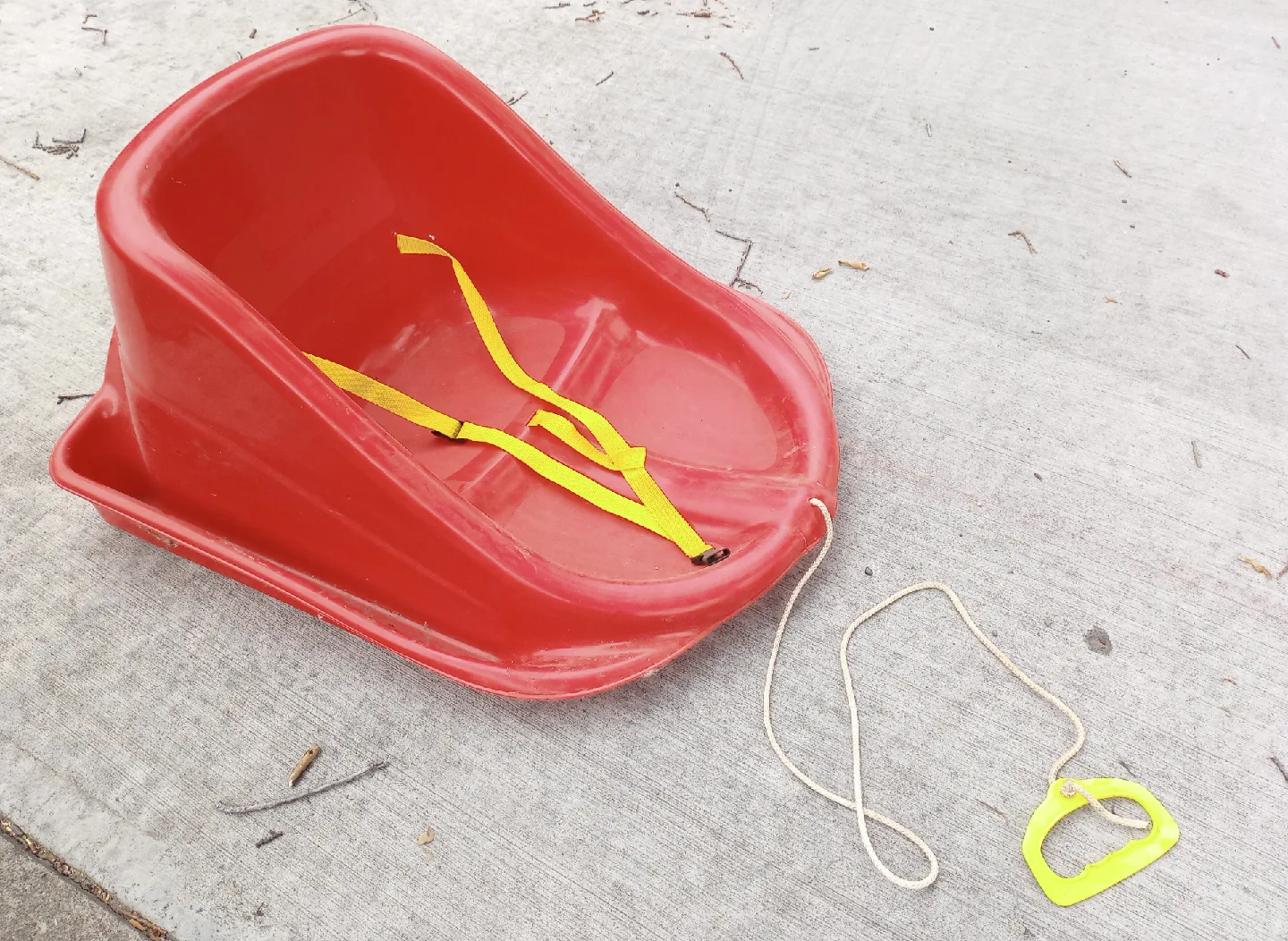 Red Toddler Sled