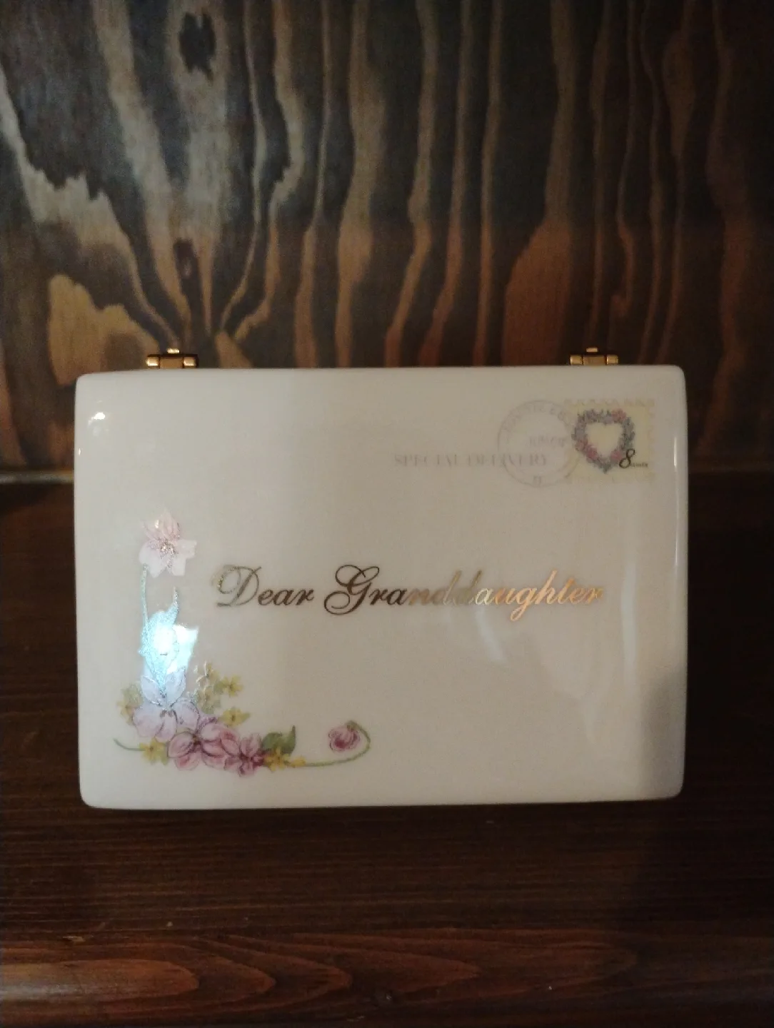 Heirloom Porcelain Granddaughter Music Box thumbnail