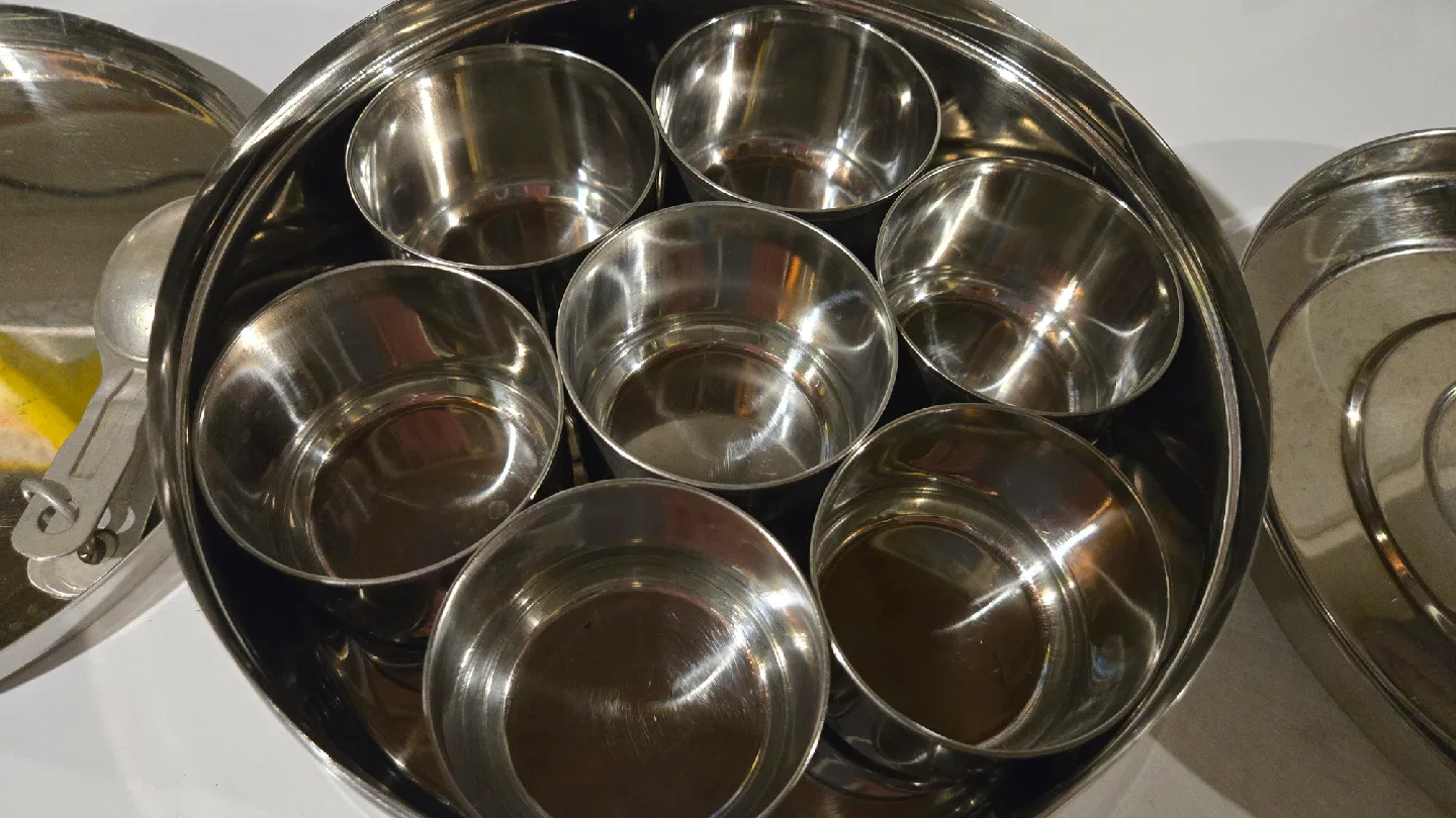 Stainless Steel Masala Dabba Spice Box image indicator(4)