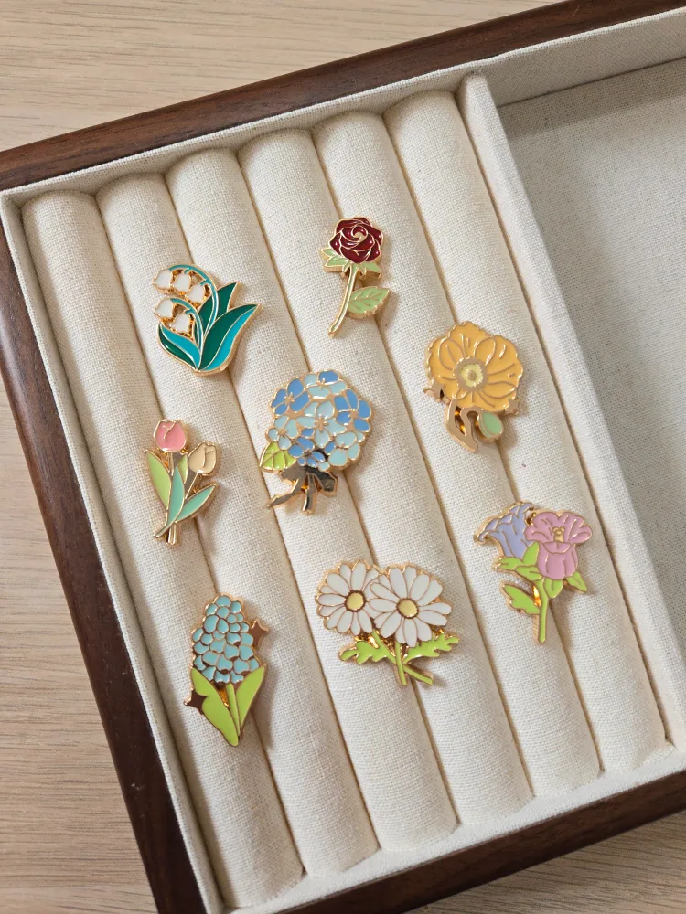 Flower Enamel Pins thumbnail