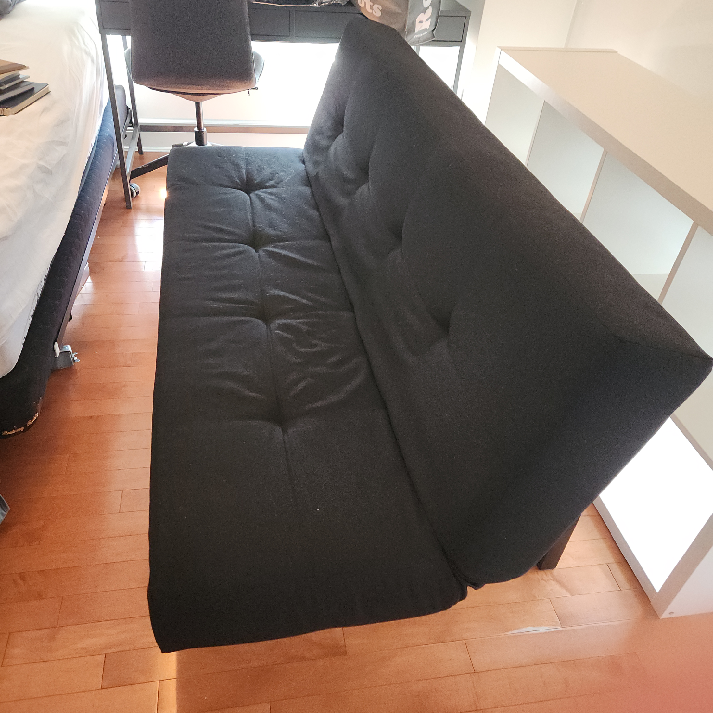 Black Futon Sofa Bed - photo 2