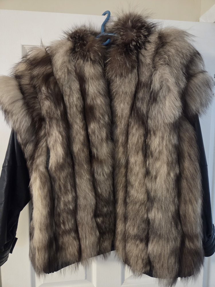 Furs by Gregory Stergiou Fur & Leather Jacket - Size S - photo 2