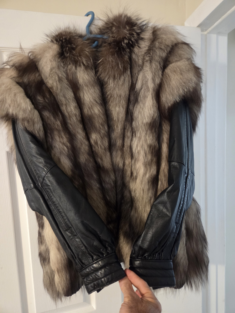 Furs by Gregory Stergiou Fur & Leather Jacket - Size S - photo 3