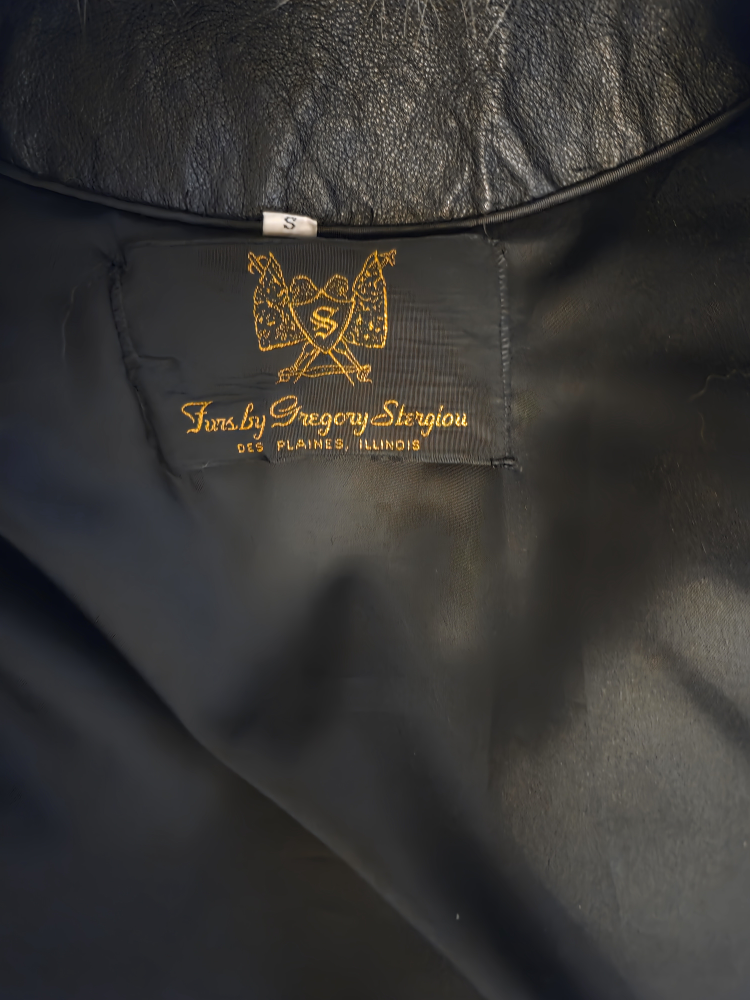Furs by Gregory Stergiou Fur & Leather Jacket - Size S - photo 4