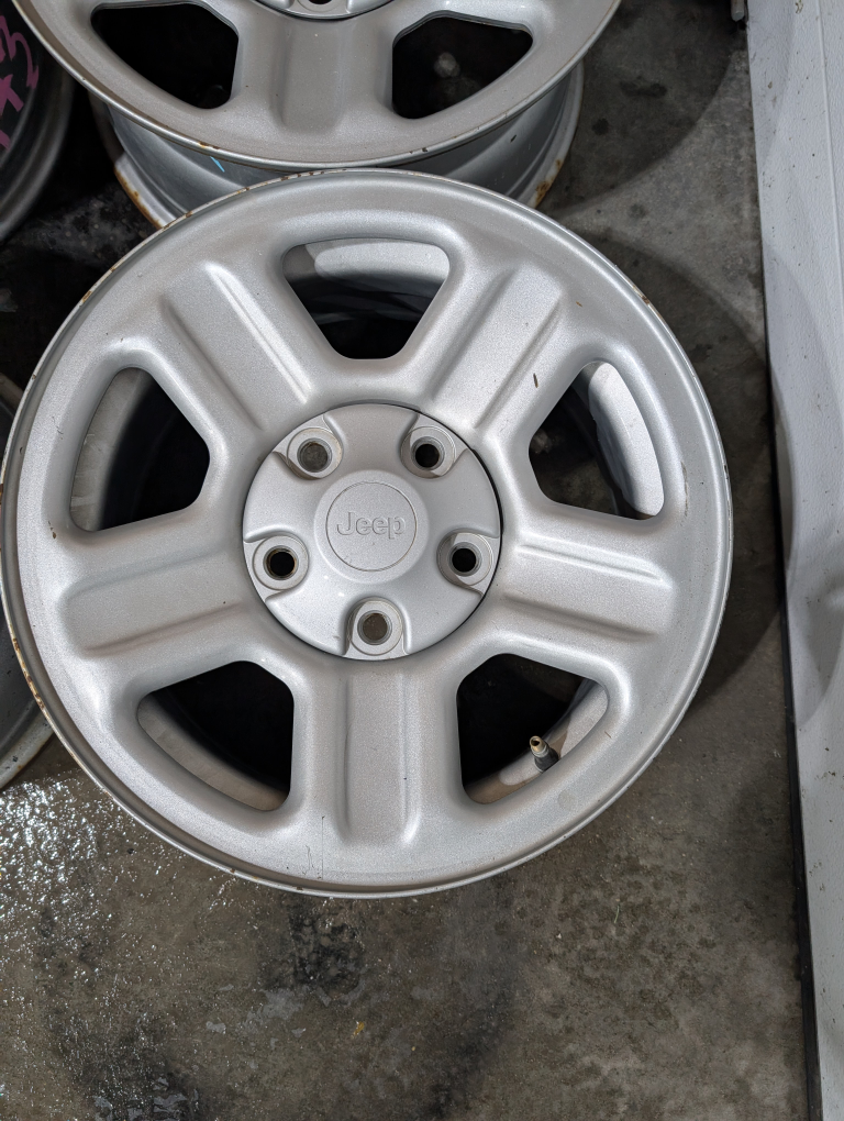 (4)-16 Inch Rims Off 2012 Jeep Wrangler Rims 5x127 - photo 2