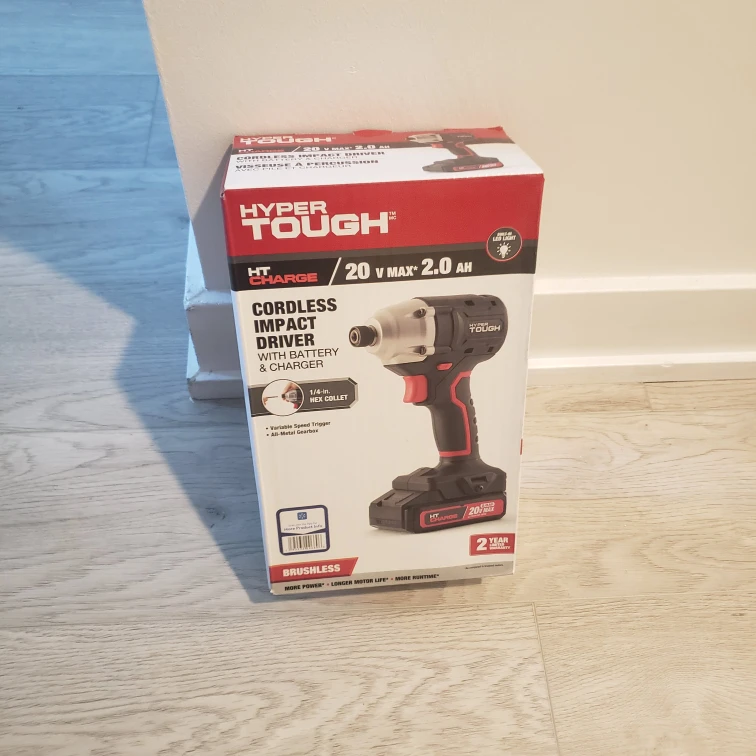 Hyper Tough 20V Cordless Impact Driver Kit - New - photo 2