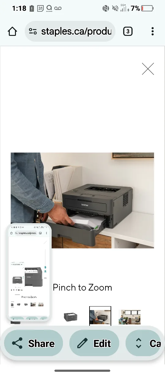 Brother HL-L2300D Laser Printer thumbnail