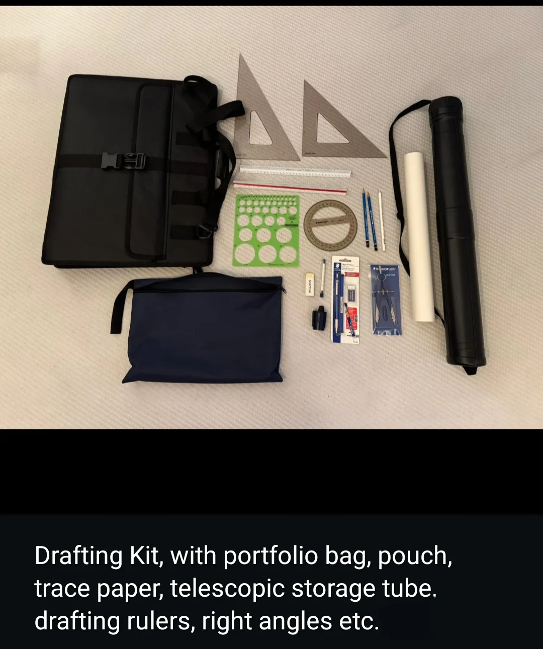 Staedtler Drafting Kit with Portfolio Bag image indicator(3)